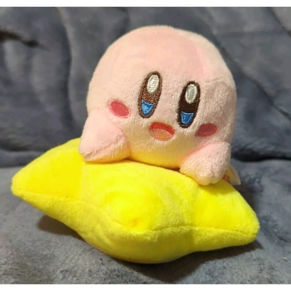 Kirby Dream Land‎  Riding Star Pull Back Run  4" Plush Toy Doll Japan Nintendo